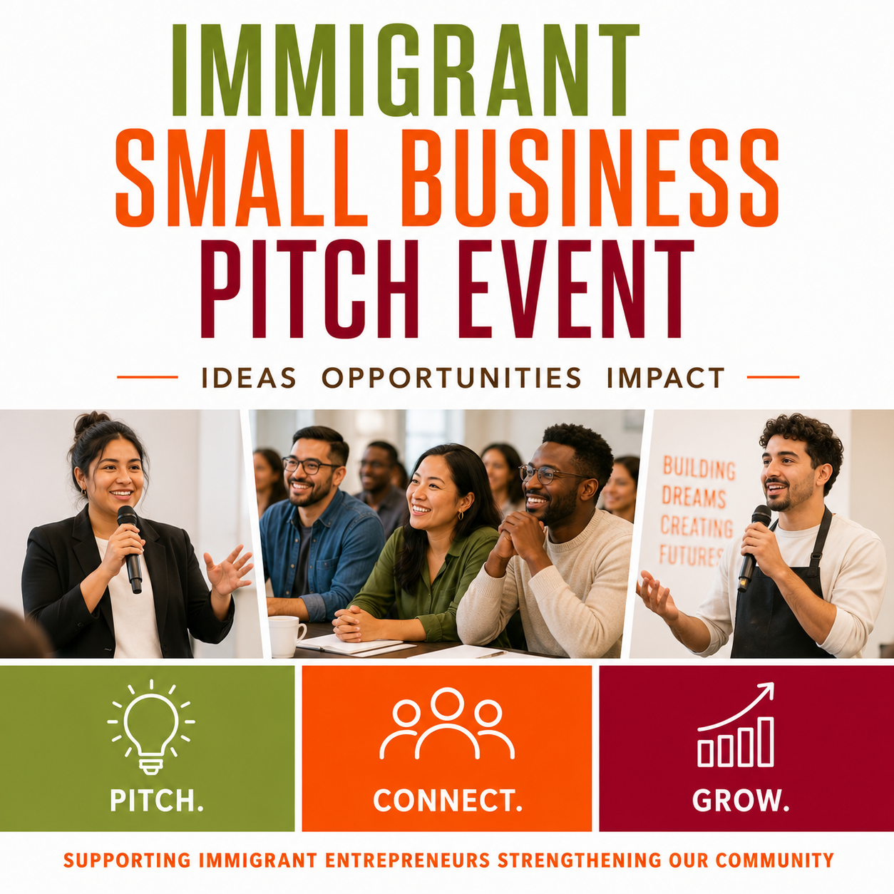 Immigrant Small Business Pitch Event